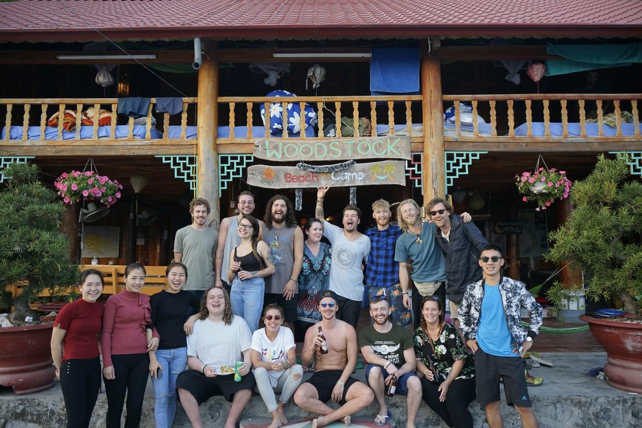 Woodstock Beach Camp Hien Hao Eksteriør bilde