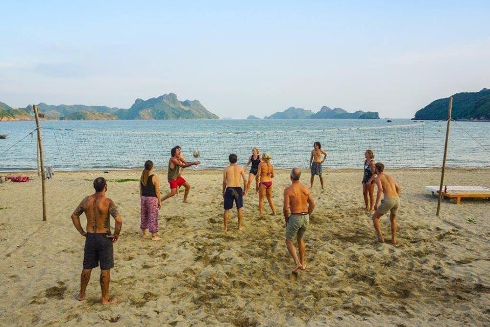 Woodstock Beach Camp Hien Hao Eksteriør bilde